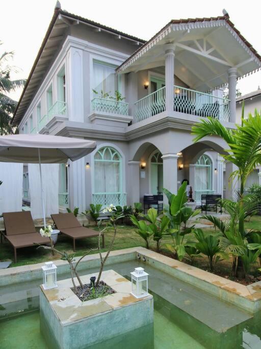 Barcelona Villas At Love Story Siolim- 3Bhk Private Pool Villas Buitenkant foto