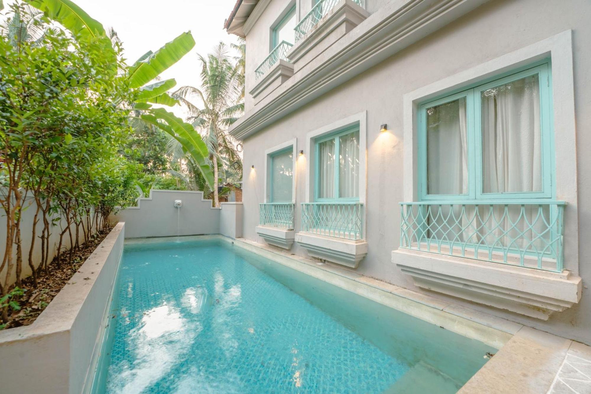 Barcelona Villas At Love Story Siolim- 3Bhk Private Pool Villas Buitenkant foto